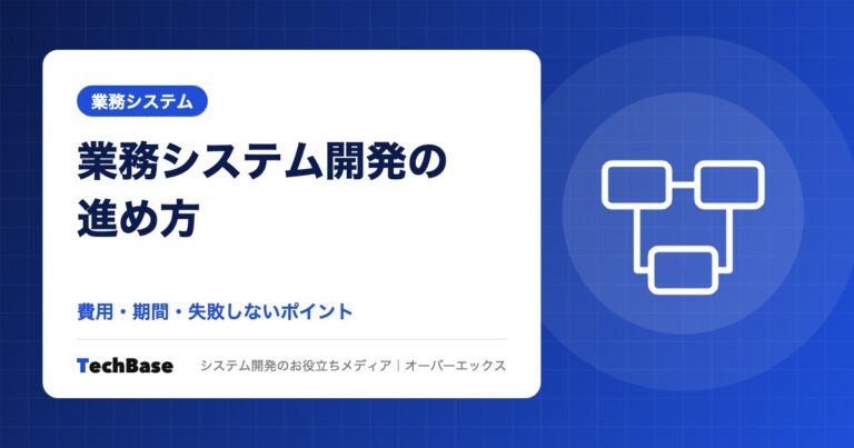 業務システム開発の進め方｜費用・期間・失敗しないポイント