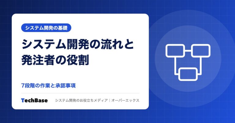 システム開発の流れ｜工程ごとの作業と発注者の役割